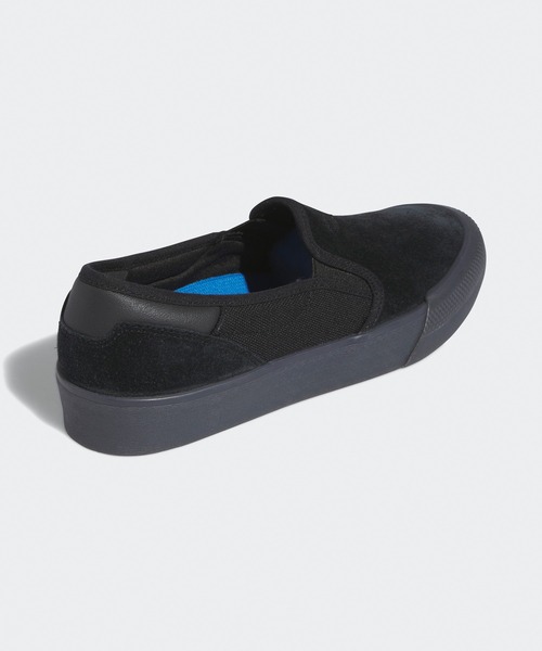 adidas(アディダス)の「adidas/アディダス SHMOOFOIL SLIP シュムーフォイル スニーカー(スリッポン・メンズ・ブラック・27.5/26.5/26/27/28/28.5)」の2枚目の写真