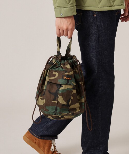 TAKEO KIKUCHI(タケオキクチ)の「◆【NAPRON】MILITARY PATIENTS BAG(ハンドバッグ・メンズ・ブラック/オリーブ系5/オリーブ・00)」の19枚目の写真
