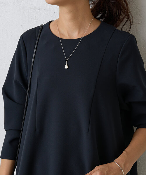 LIVETART（リヴェタート）の「《LIVETART》ドットヘムレイヤードワンピース（ワンピース・レディース・ブラック・FREE）」の7枚目の写真