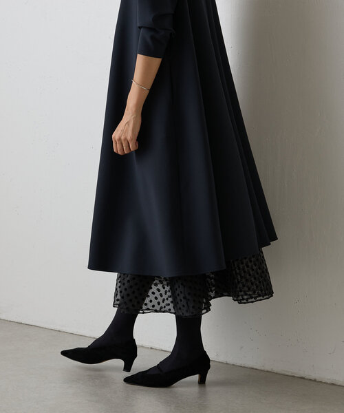 LIVETART（リヴェタート）の「《LIVETART》ドットヘムレイヤードワンピース（ワンピース・レディース・ブラック・FREE）」の10枚目の写真