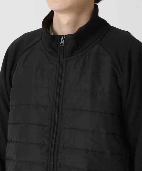 ARCADE(アーケード)の「フェイクダウンスタンドブルゾン /表側フェイクダウン×裏側スウェット 裏地シャギーボアフリース素材(ダウンジャケット/コート・メンズ・グレー/ブラック/ホワイト/ネイビー・M/L/LL)」の17枚目の写真