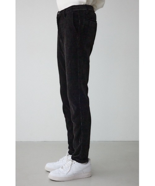 AZUL by moussy(アズールバイマウジー)の「ベロアコーデュロイステイサムパンツ(スラックス・メンズ・ブラック/グレー・LARGE/MEDIUM)」の7枚目の写真