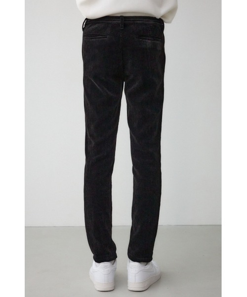 AZUL by moussy(アズールバイマウジー)の「ベロアコーデュロイステイサムパンツ(スラックス・メンズ・ブラック/グレー・LARGE/MEDIUM)」の8枚目の写真