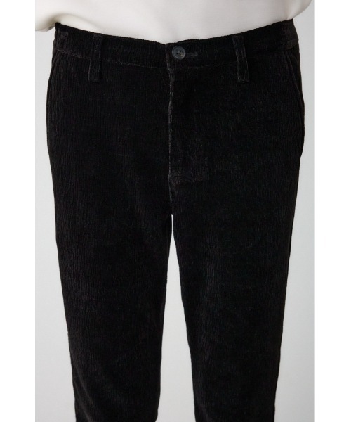 AZUL by moussy(アズールバイマウジー)の「ベロアコーデュロイステイサムパンツ(スラックス・メンズ・ブラック/グレー・LARGE/MEDIUM)」の9枚目の写真