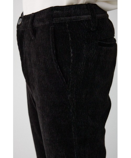 AZUL by moussy(アズールバイマウジー)の「ベロアコーデュロイステイサムパンツ(スラックス・メンズ・ブラック/グレー・LARGE/MEDIUM)」の11枚目の写真