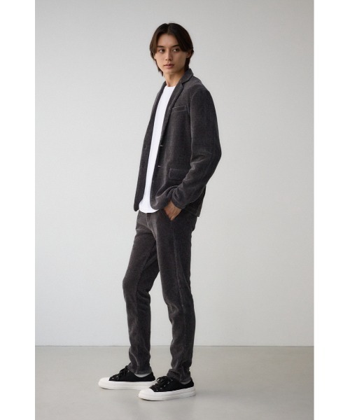 AZUL by moussy(アズールバイマウジー)の「ベロアコーデュロイステイサムパンツ(スラックス・メンズ・ブラック/グレー・LARGE/MEDIUM)」の15枚目の写真