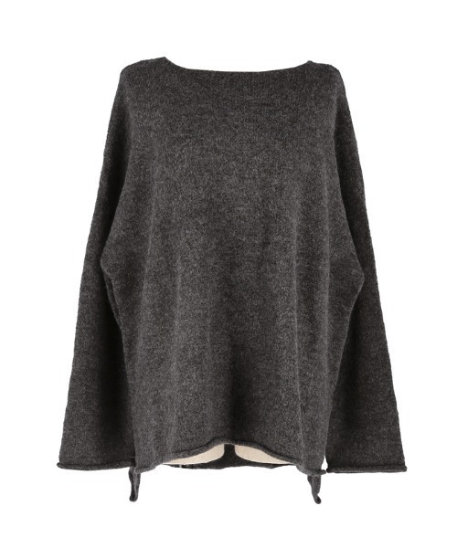 coca(coca)(コカ)の「ボートネック裾スリットニット(ニット/セーター・レディース・チャコール/その他1・L/M)」の17枚目の写真
