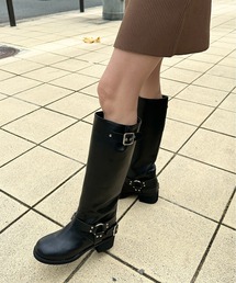 StyleSea（スタイルシー）の「サイドベルト付きロングブーツ（ブーツ）」