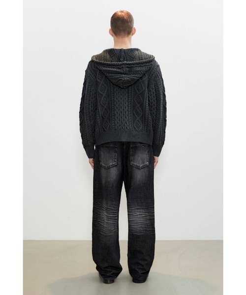 V2(ブイツー)の「V2/ケーブルジップアップ(ニット/セーター・メンズ・クリーム/チャコール・MEDIUM/LARGE)」の16枚目の写真