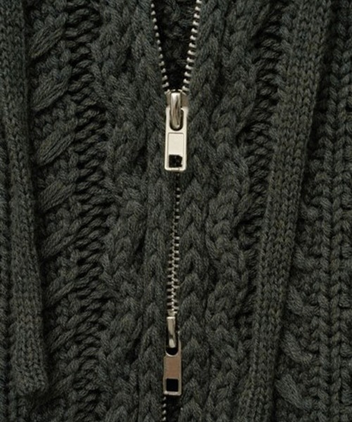 V2(ブイツー)の「V2/ケーブルジップアップ(ニット/セーター・メンズ・クリーム/チャコール・MEDIUM/LARGE)」の22枚目の写真