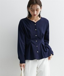 nissen | フロントタック入前開きブラウス【ＵＶカット・洗濯機ＯＫ】(シャツ/ブラウス)
