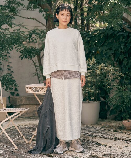 LBC(エルビーシー)の「【セットアップ対応】フクレジャカードIラインスカート(スカート・レディース・ブラック/ホワイト・L/M)」の20枚目の写真
