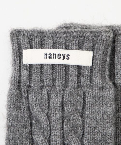 WEGO(ウィゴー)の「WEGO/ケーブル編みグローブ(手袋・レディース・ブラック/ライトピンク/ライトベージュ/レッド/グレー・FREE)」の6枚目の写真