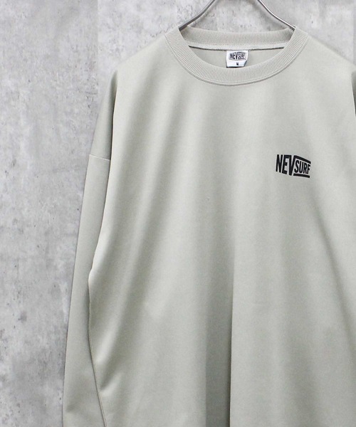 NEV(ネブ)の「NEV ダブルフェイス ダンボールニット スウェット(スウェット・メンズ・ブラック/オレンジ/ネイビー/ブラック系/グリーン/ベージュ系/グレイッシュベージュ・L/M/XL)」の16枚目の写真