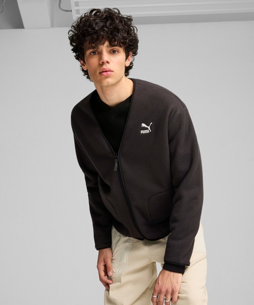 PUMA プーマ メンズ CLASSICS フリース カーディガン（カーディガン/ボレロ）｜PUMA（プーマ） 9,900円