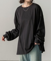 スリット入り ビッグロングTシャツ
