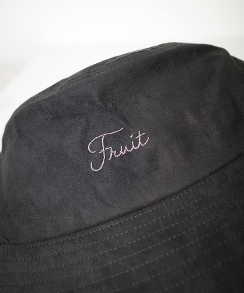 FRUIT OF THE LOOM（フルーツオブザルーム）の「【78】【FRUIT OF THE LOOM】BUCKET HAT（ハット・レディース・ベージュ/ブラック・ﾌﾘ-）」の5枚目の写真
