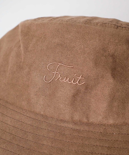 FRUIT OF THE LOOM（フルーツオブザルーム）の「【78】【FRUIT OF THE LOOM】BUCKET HAT（ハット・レディース・ベージュ/ブラック・ﾌﾘ-）」の7枚目の写真