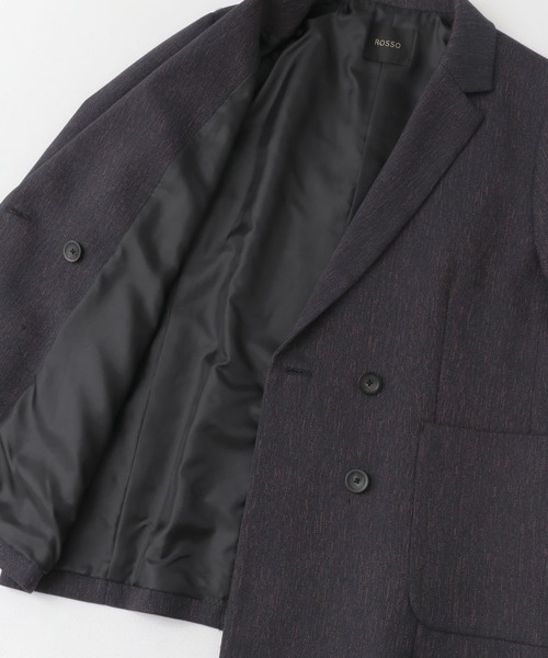 URBAN RESEARCH ROSSO WOMEN(アーバンリサーチ ロッソ)の「ツイードオーバージャケット(その他アウター・レディース・ネイビー/グレー・36/38)」の12枚目の写真