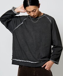 セール】Tie Dye ビッグシルエット クルーネック スウェット
