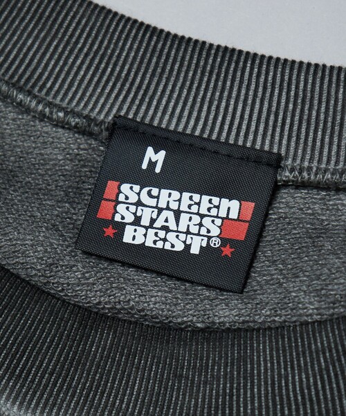 FREAK'S STORE(フリークスストア)の「SCREENSTARS/スクリーンスターズ インサイドアウト クルーネック スウェット ダート加工(スウェット・メンズ・ブラック/ネイビー/チャコールグレー/ライトグレー/ブラウン/マスタード・LARGE/MEDIUM)」の8枚目の写真