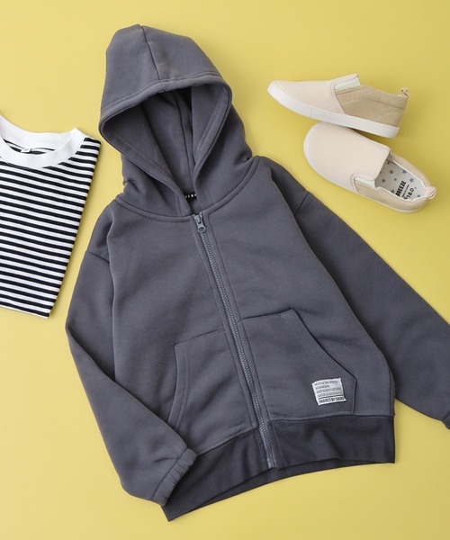 セール】裏起毛 BIG ZIPパーカー フーディー KIDS（パーカー