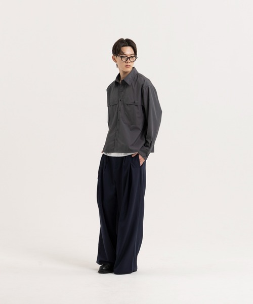 Nanmo.（ナンモ）の「ベルテッドストレートスラックス（スラックス・メンズ・Navy・SMALL/MEDIUM/LARGE）」の6枚目の写真