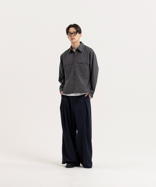 Nanmo.（ナンモ）の「ベルテッドストレートスラックス（スラックス・メンズ・Navy・SMALL/MEDIUM/LARGE）」の5枚目の写真