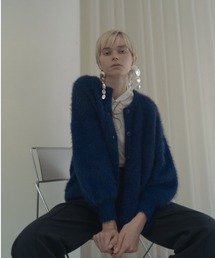 Muel Chic（ミュエルシック）の「Fairy shaggy cardigan シャギーニットカーディガン（カーディガン/ボレロ）」