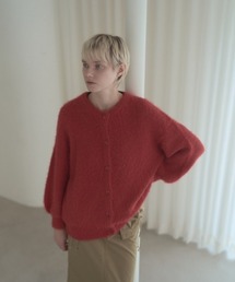 Fairy shaggy cardigan シャギーニットカーディガン