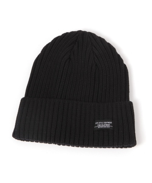 BAYFLOW（ベイフロー）の「アクリルニットワッチ（ニットキャップ/ビーニー・メンズ・ブラック/グレー/オフホワイト/ブラウン/イエロー・FREE）」の2枚目の写真