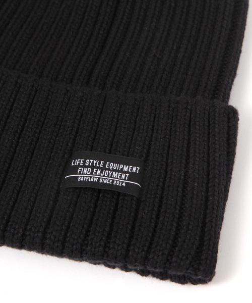BAYFLOW（ベイフロー）の「アクリルニットワッチ（ニットキャップ/ビーニー・メンズ・ブラック/グレー/オフホワイト/ブラウン/イエロー・FREE）」の9枚目の写真
