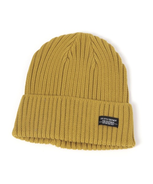 BAYFLOW（ベイフロー）の「アクリルニットワッチ（ニットキャップ/ビーニー・メンズ・ブラック/グレー/オフホワイト/ブラウン/イエロー・FREE）」の12枚目の写真