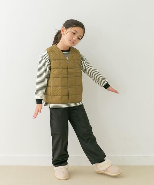 TAION(タイオン)の「TAION V-NECK BUTTON DOWN VEST(KIDS)(その他アウター・キッズ・ライトグレー/ベージュ/ブラック・140/130/120/110)」の15枚目の写真