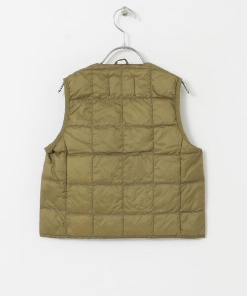 TAION(タイオン)の「TAION V-NECK BUTTON DOWN VEST(KIDS)(その他アウター・キッズ・ライトグレー/ベージュ/ブラック・140/130/120/110)」の20枚目の写真