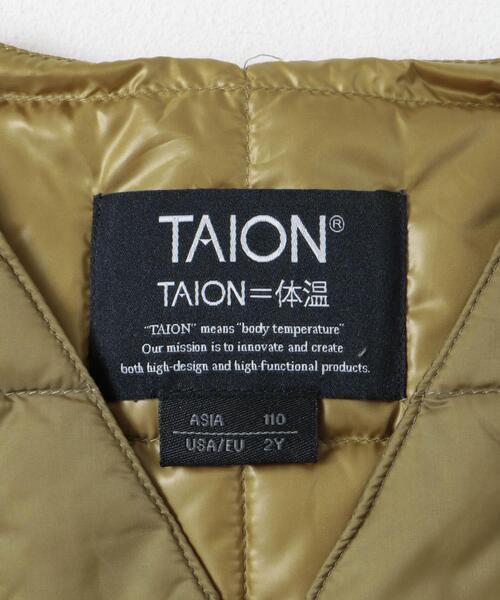 TAION(タイオン)の「TAION V-NECK BUTTON DOWN VEST(KIDS)(その他アウター・キッズ・ライトグレー/ベージュ/ブラック・140/130/120/110)」の22枚目の写真