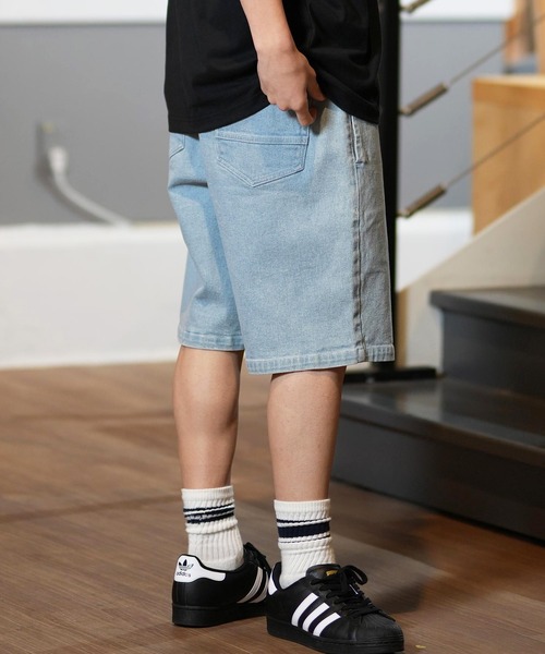DC(ディーシー)の「DC/ディーシー デニムショーツ/ハーフパンツ ワイドシルエット DWS251077(その他パンツ・メンズ・インディゴブルー/ライトインディゴブルー/ライトブラック・XL/L/M)」の19枚目の写真