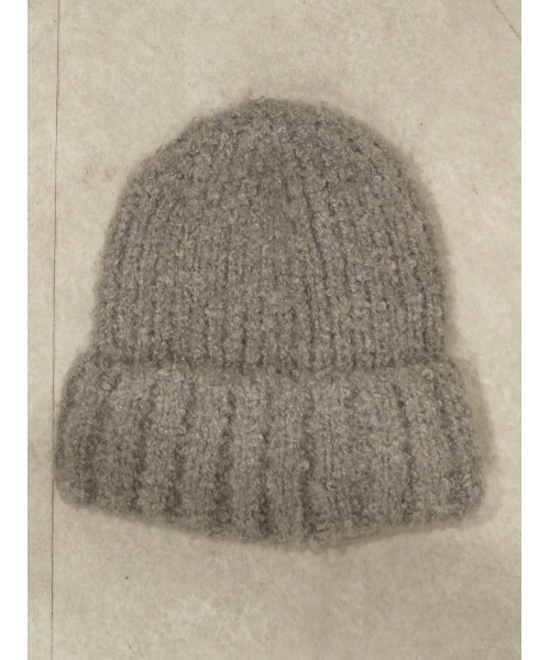 TRUNC(トランクエイティーエイト)の「Soft Knit Beanie(ニットキャップ/ビーニー・レディース・ブラック/ベージュ/グレー・FREE)」の9枚目の写真