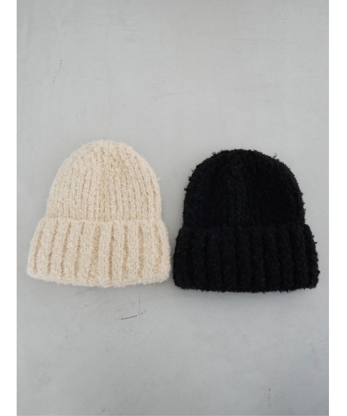 TRUNC(トランクエイティーエイト)の「Soft Knit Beanie(ニットキャップ/ビーニー・レディース・ブラック/ベージュ/グレー・FREE)」の11枚目の写真