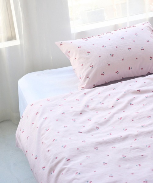 gelato pique Sleep（ジェラートピケスリープ）の「【Sleep】バリエーションプリント2点セット（シングル）（寝具・レディース・ブルー/アイボリー/ピンク・SMALL）」の4枚目の写真