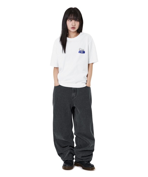 OY（オーワイ）の「『OY/オーワイ』 ODOLLY TAPE TEE/オードリーテープティーシャツ（Tシャツ/カットソー・レディース・ホワイト/ブラック・XL/M）」の13枚目の写真