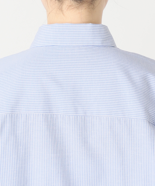 Simplicite（サンプリシテ）の「ポプリンワイドスリーブメッセージシャツ（シャツ/ブラウス・レディース・スカイブルー/ピンク/ホワイト・FREE）」の19枚目の写真