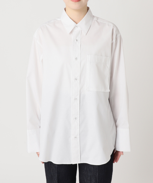 Simplicite（サンプリシテ）の「ポプリンワイドスリーブメッセージシャツ（シャツ/ブラウス・レディース・スカイブルー/ピンク/ホワイト・FREE）」の12枚目の写真