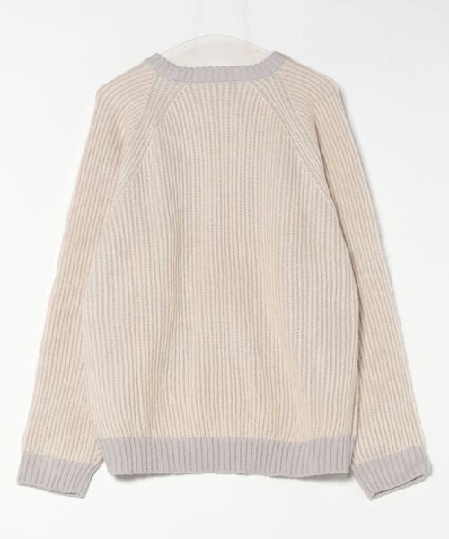 Bling Leads（ブリングリーズ）の「Z)【BLINGLEADS】724802 モヘアタッチクルーネック ニットセーター（ニット/セーター・メンズ・アイボリー/オリーブ/ブラック/グレー/オレンジ・MEDIUM/LARGE/X-LARGE）」の10枚目の写真