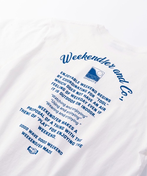OFFSHORE(オフショア)の「【コラボ企画】OSxWEEKEND(ER) TEE/オフショア×ウィークエンダーティ(Tシャツ/カットソー・メンズ・ブラック/ホワイト・XL/L/M/S)」の15枚目の写真