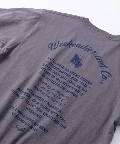 OFFSHORE(オフショア)の「【コラボ企画】OSxWEEKEND(ER) TEE/オフショア×ウィークエンダーティ(Tシャツ/カットソー・メンズ・ブラック/ホワイト・XL/L/M/S)」の16枚目の写真