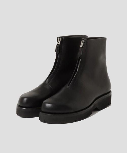 OBLIQUE FRONT ZIP(MONOLITE)（ブーツ）｜foot the coacher