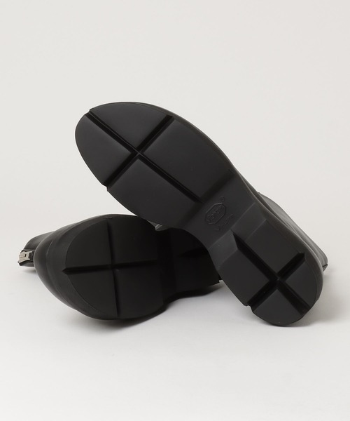 OBLIQUE FRONT ZIP(MONOLITE)（ブーツ）｜foot the coacher（フットザ