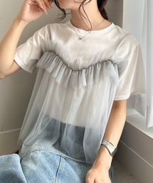 RANAN | チュールビスチェドッキングＴシャツ(Tシャツ/カットソー)