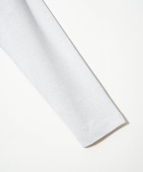 ikka（イッカ）の「ライトダンボールＷフェイスロンＴ（Tシャツ/カットソー・メンズ・ホワイト/ライトグレー/チャコールグレー/エメラルドブルー・S/M/L/XL）」の22枚目の写真